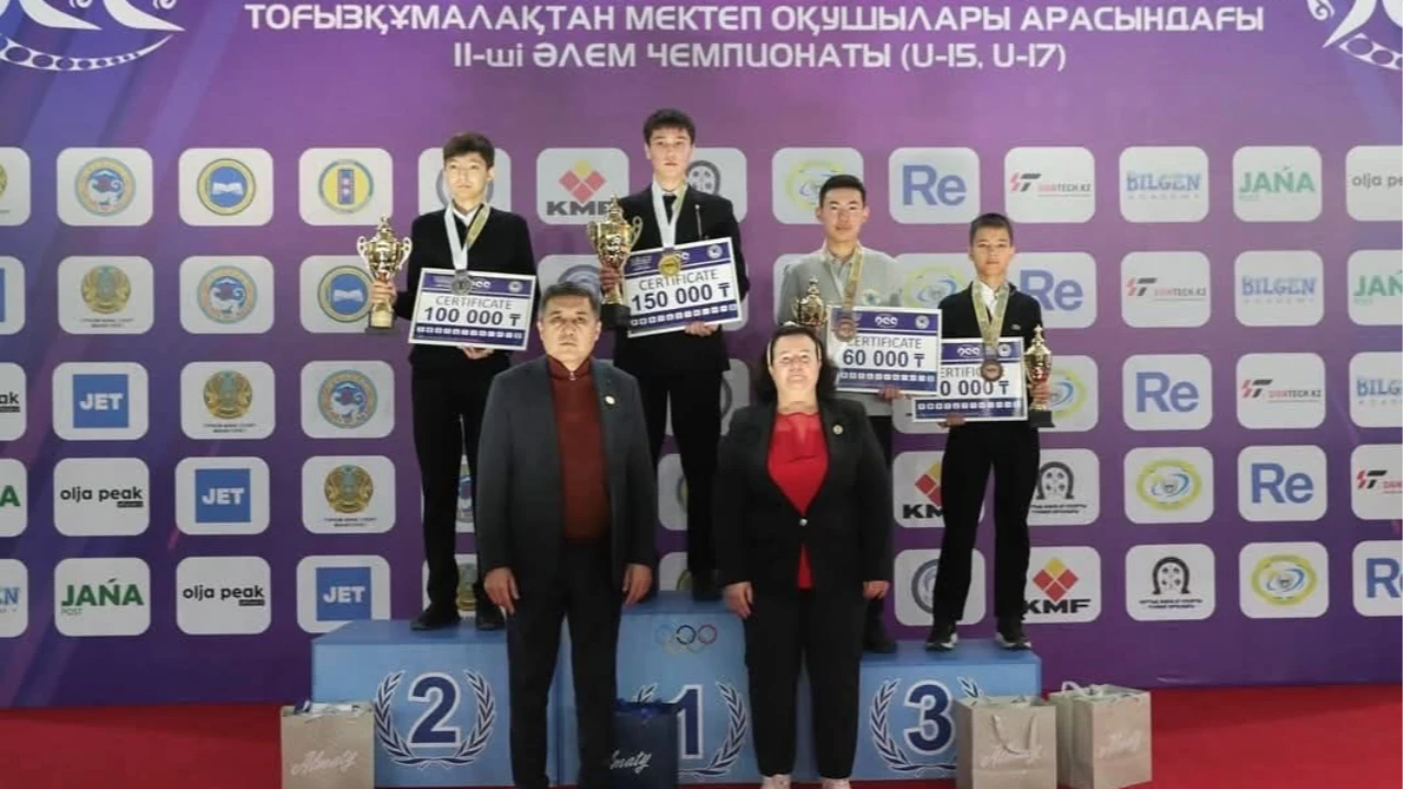 A Student from BIL (BILIM-INNOVATION Lyceums) Becomes World Champion in Toguz Kumalak