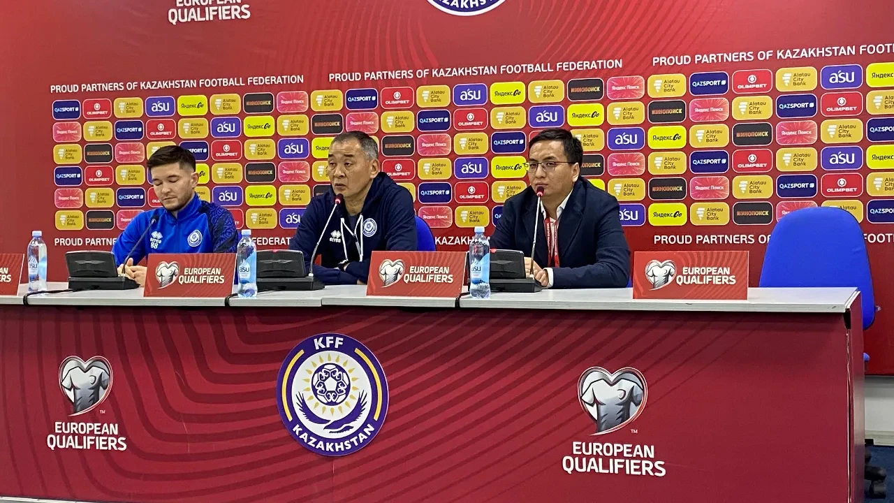 «Будем играть в атаку»: Талгат Байсуфинов о матче с Бельгией