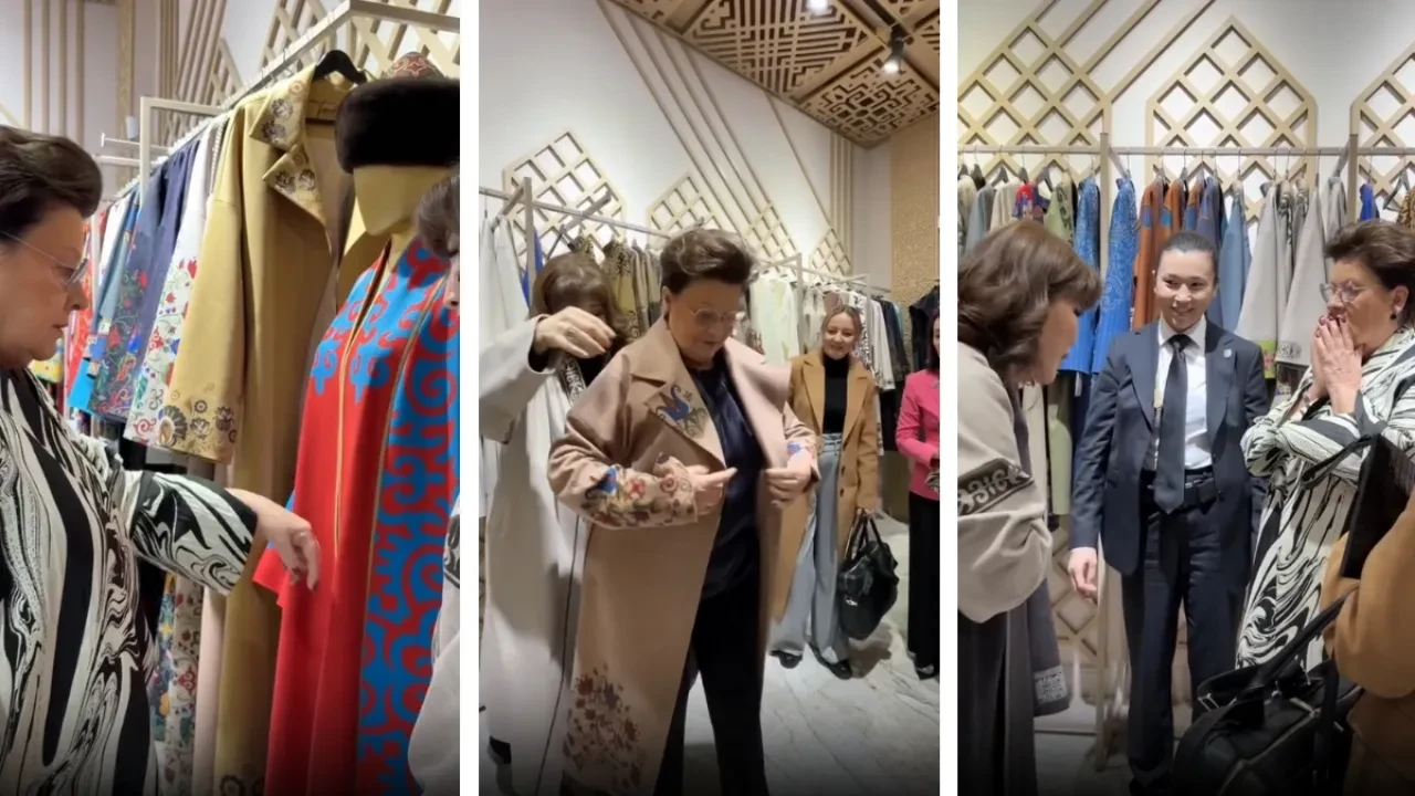 Эстонияның Бірінші ханымы қазақтың ұлттық киім дүкеніне арнайы барды