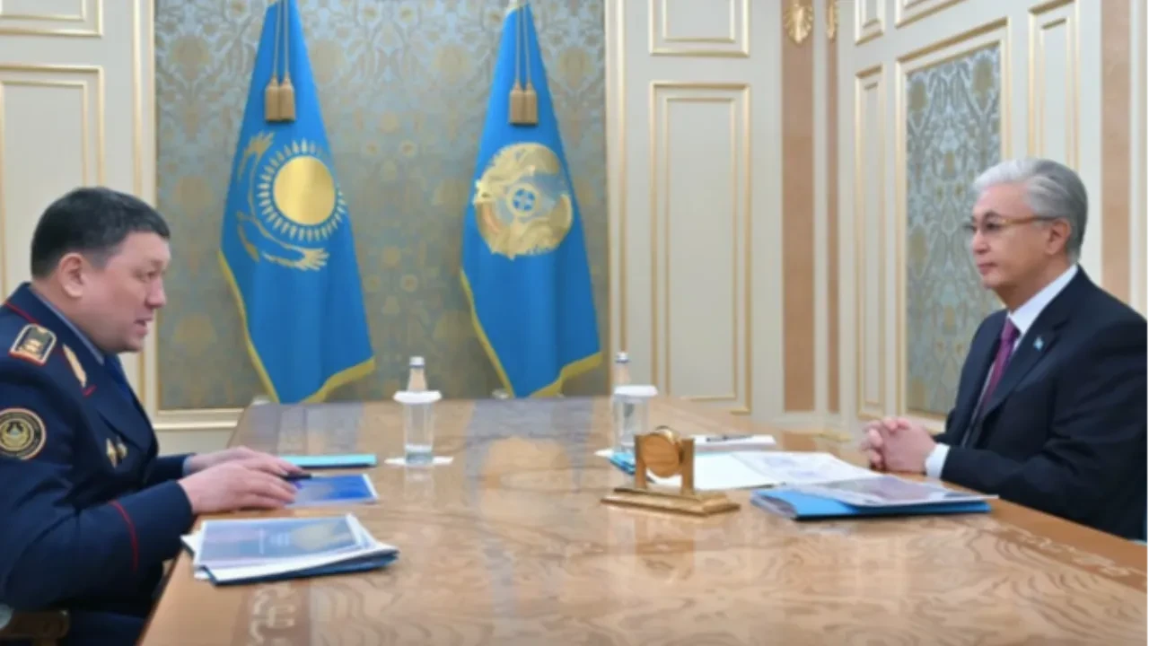 Министр внутренних дел отчитался перед Токаевым