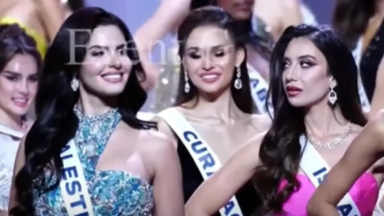 Мисс Израиль посмотрела на Мисс Палестину холодным взглядом