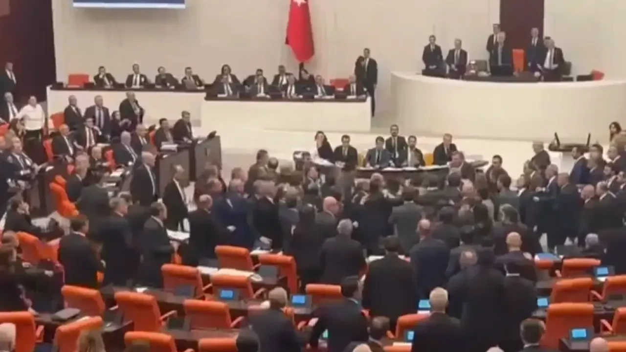 Fistfight Breaks Out in Turkish Parliament