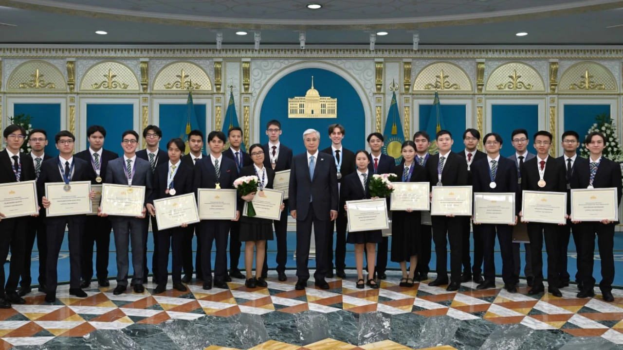 Silver Medalist at International Olympiad Receives Nearly 5 Million Tenge in Rewards