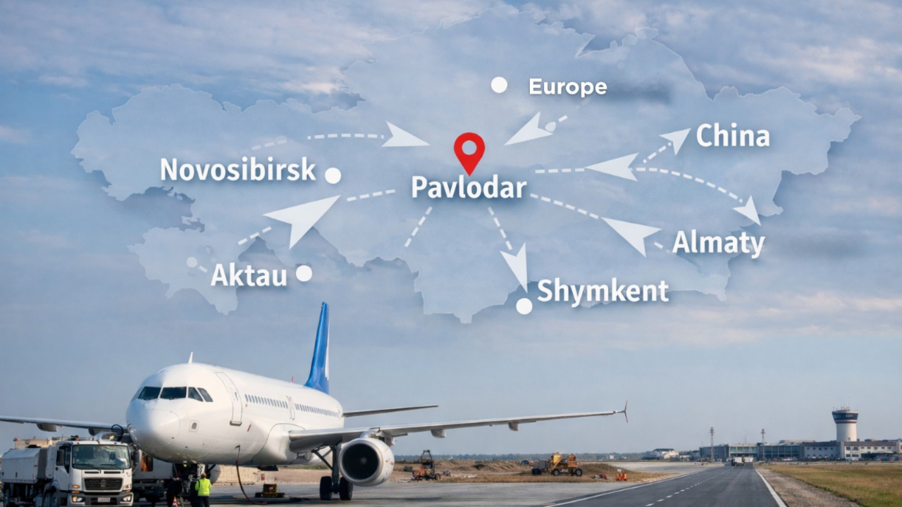 China–Europe Flights May Operate via Pavlodar – Governor Shares New Details