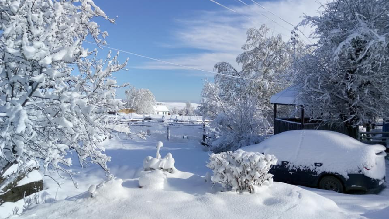 Almaty Covered in Snow, Traffic Jams Worsen