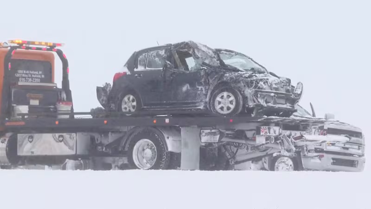Massive Pileup in the U.S.: Over 100 Vehicles Collide