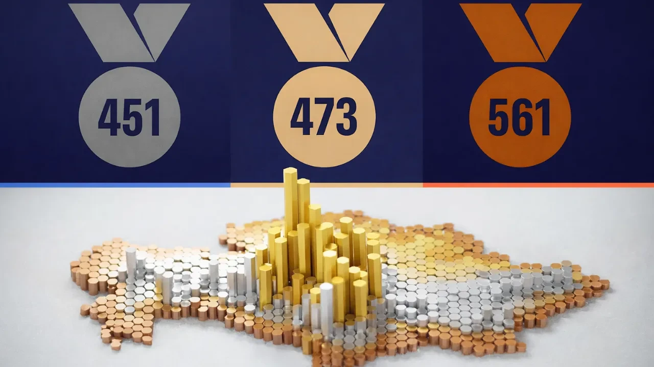 Ученики БИЛ обновили рекорд, завоевав 1 485 медалей на предметных олимпиадах