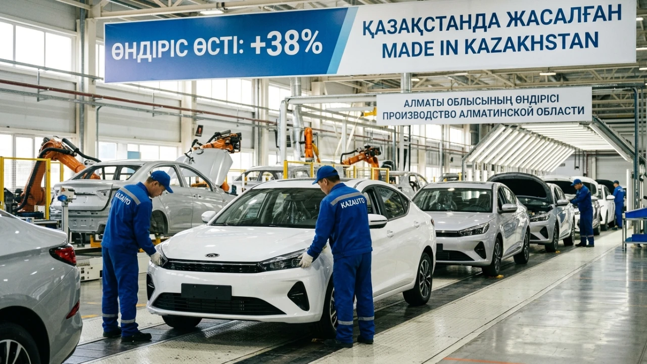 Какую машину в Казахстане производят чаще всего