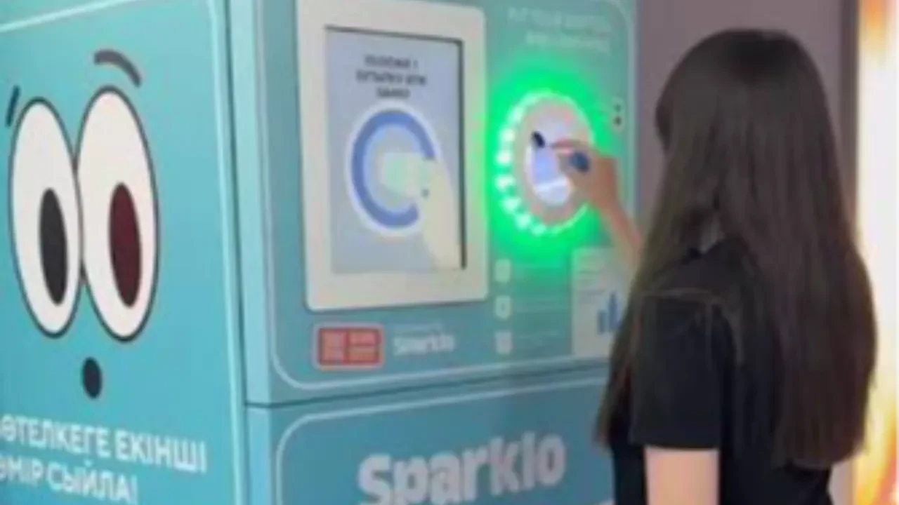 Всего 46 фандоматов по приему пластика и алюминия установили в стране