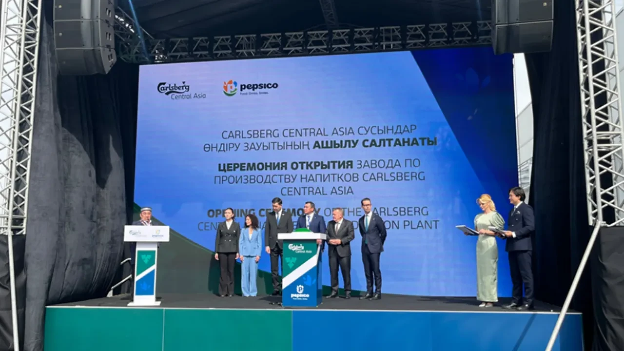 Алматы облысында жылына 1 млрд литр сусын өндіретін жаңа зауыт ашылды