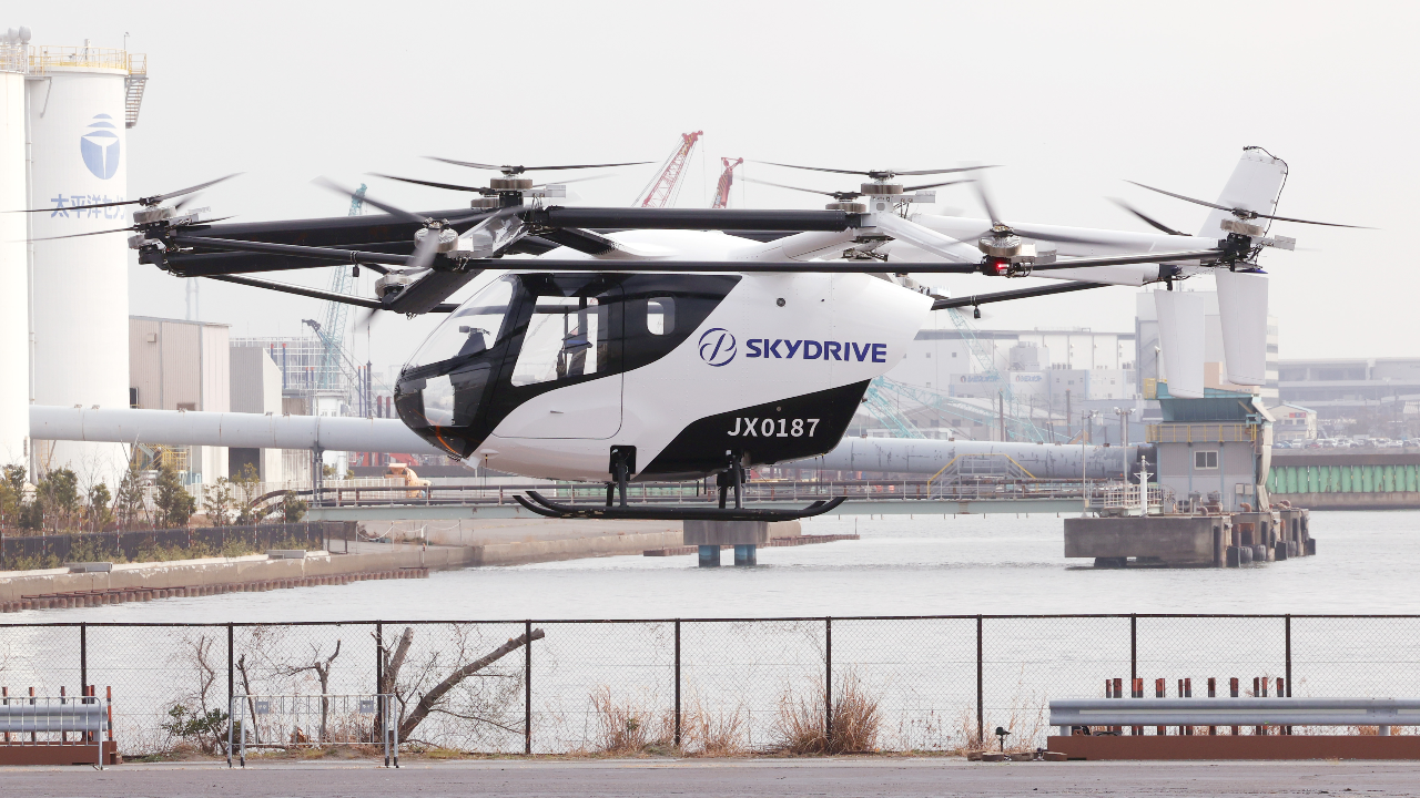 Tokyo Launches First Flying Car Test Flight Over Tokyo Bay