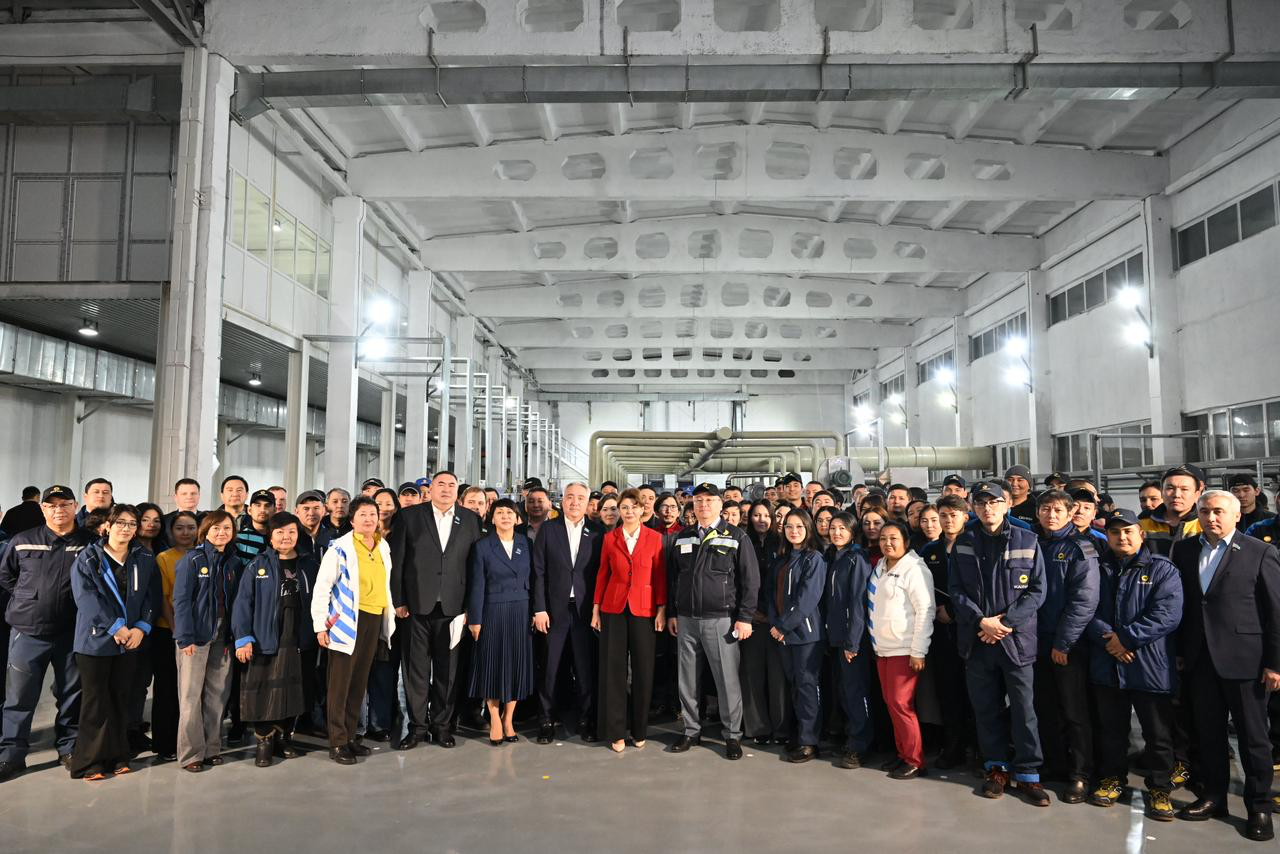 Коалиция провела встречу с трудовым коллективом предприятия в Жетісу