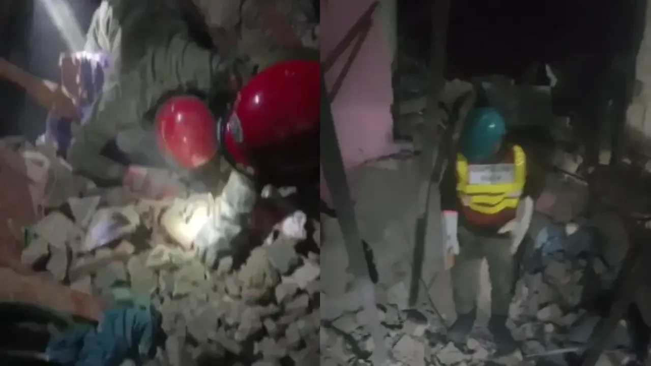 В Пакистане при обрушении здания погибло 13 человек