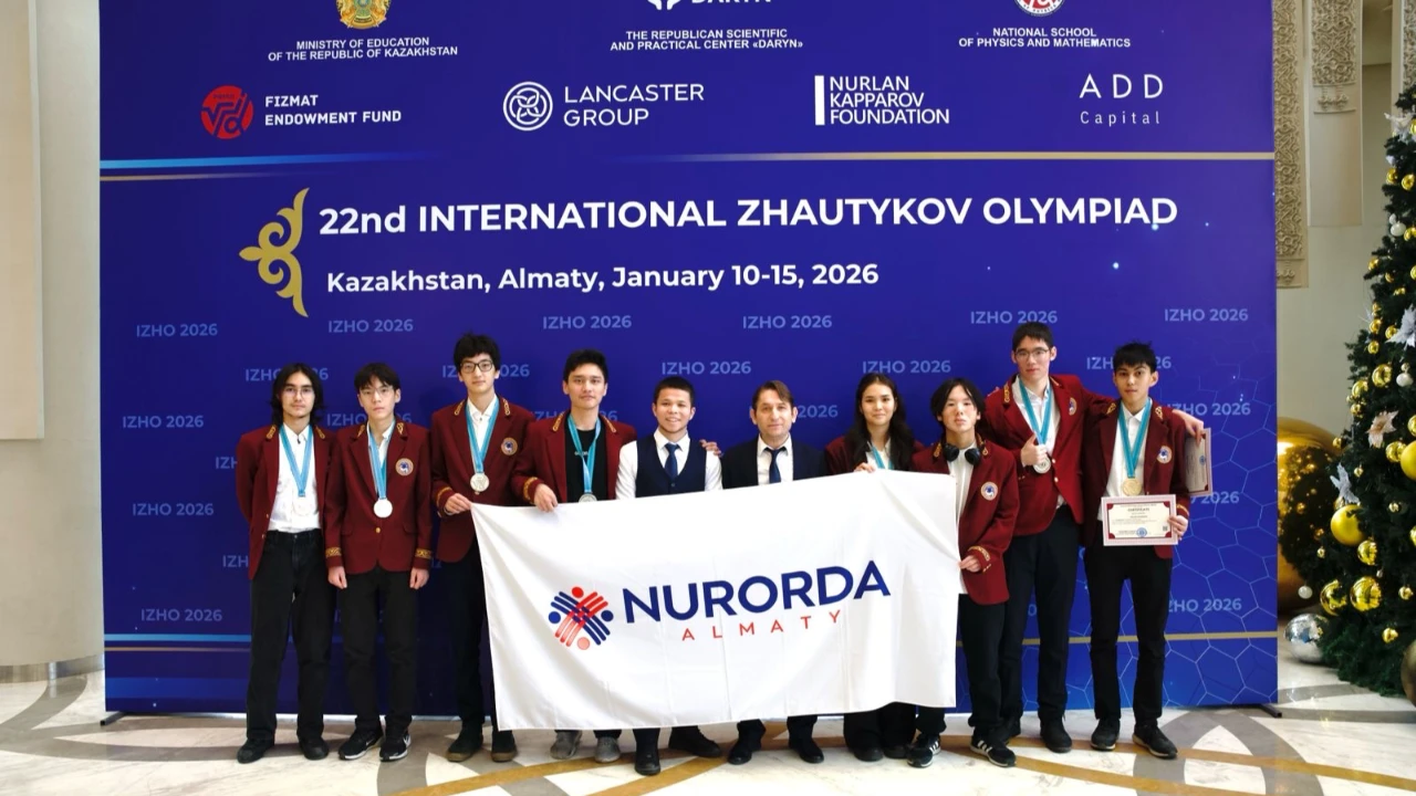 Nurorda Almaty оқушылары Жәутіков олимпиадасында жоғары нәтиже көрсетті