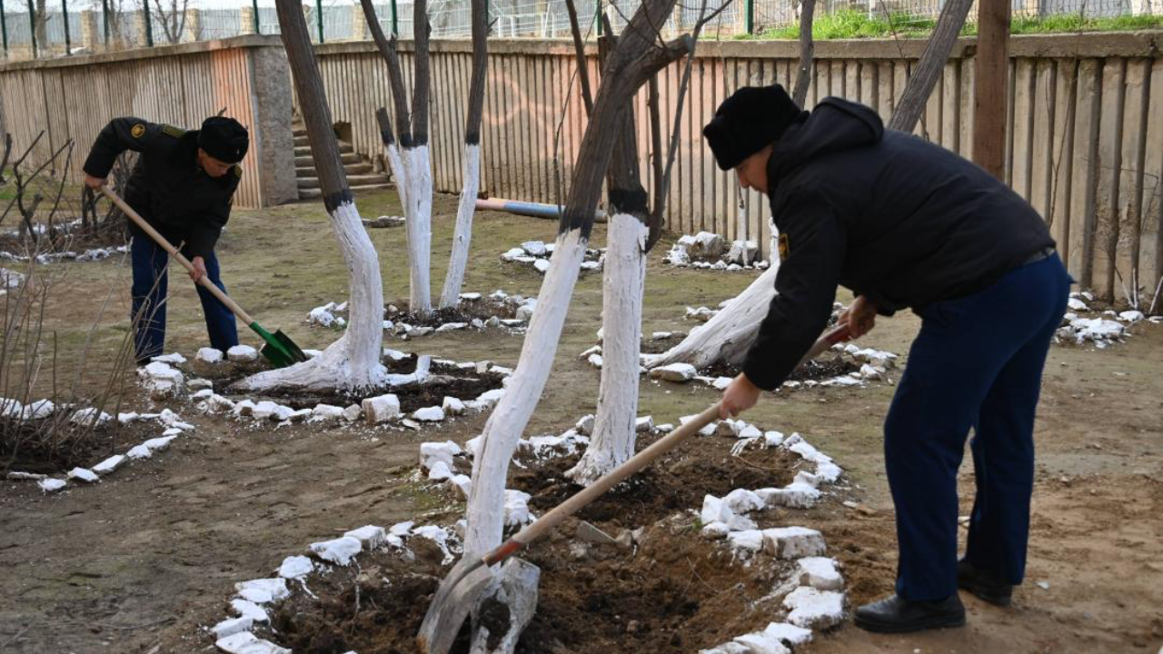 Тазару күні әскерилер гарнизондарда экологиялық бастамалар өткізді