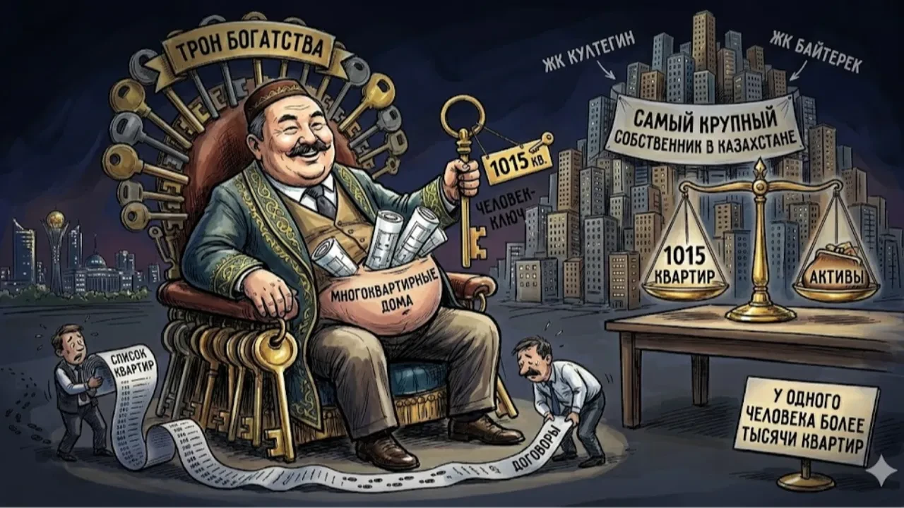 А вы знали, что в Казахстане есть человек, у которого 1015 квартир?