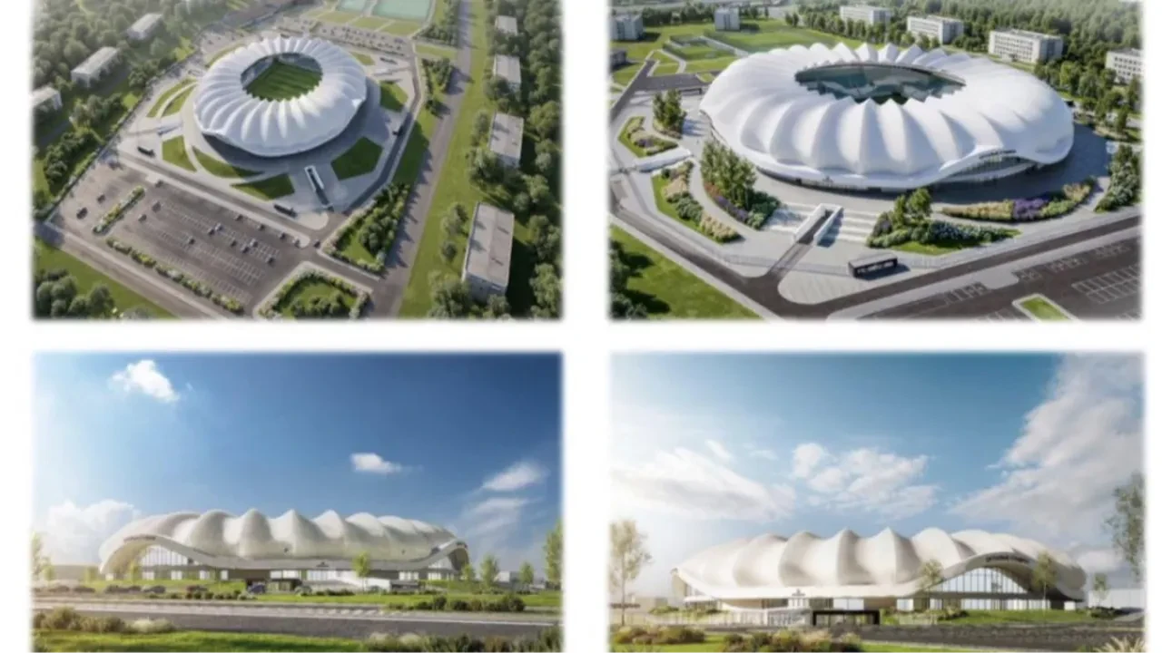 В сети появились фото будущего стадиона по футболу в Актау