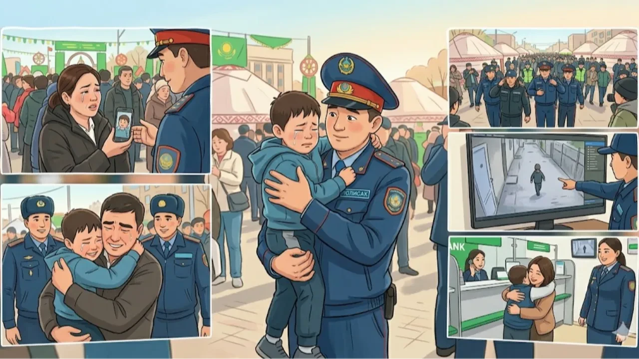 78 детей потерялись во время Наурыза на главной площади Атырау