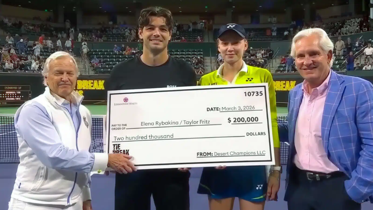 200 000 доллар: Рыбакина мен Фритц Индиан-Уэллстегі турнирде жеңіске жетті