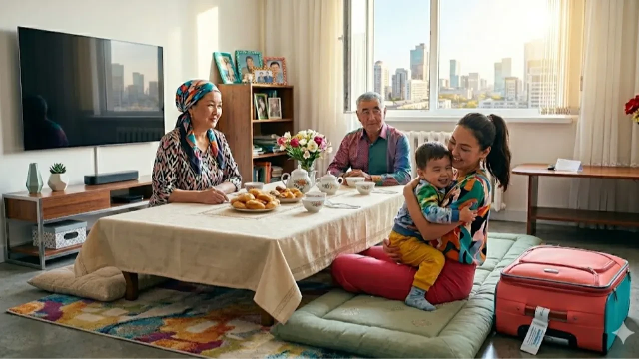 63% казахстанских туристов ночуют у родственников