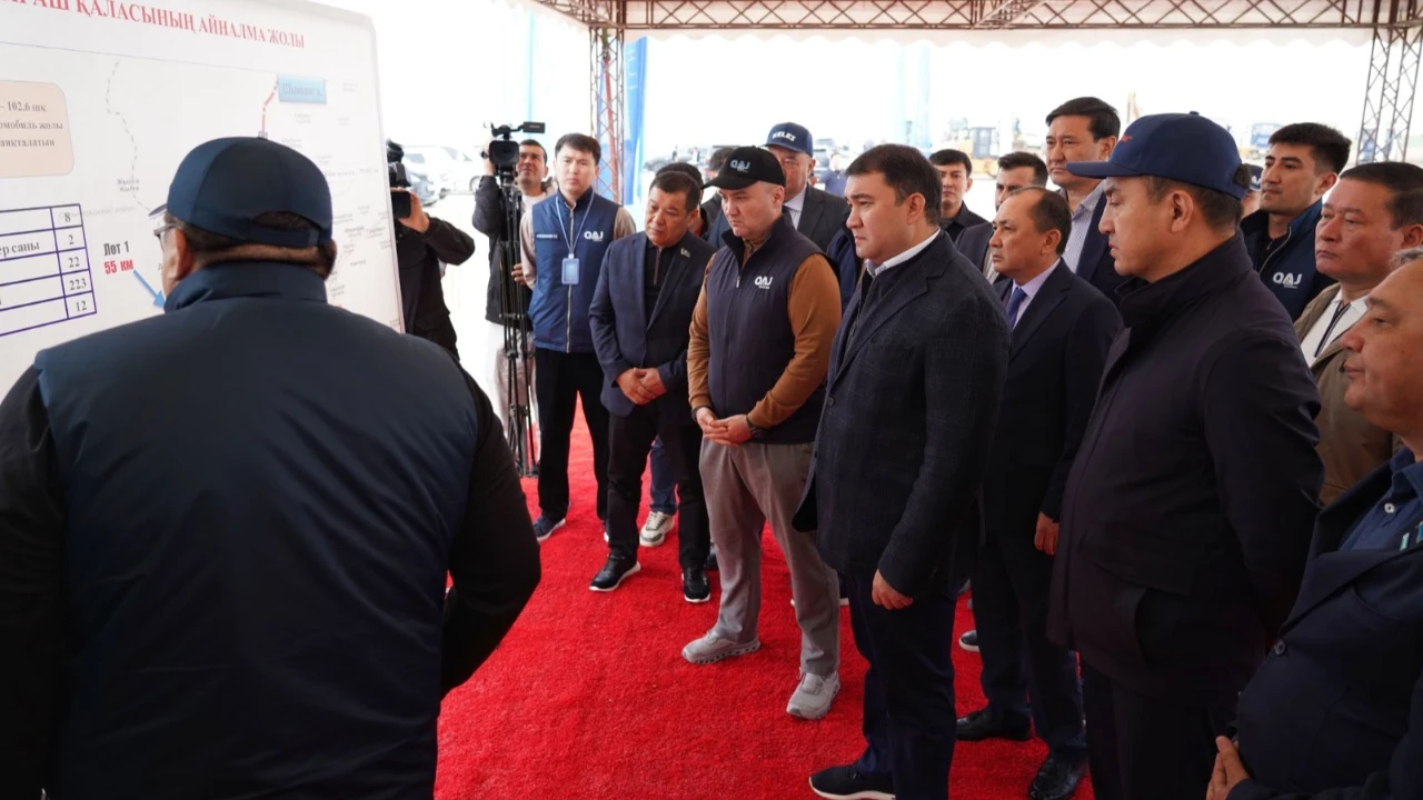 Түркістан облысында стратегиялық маңызы бар Сарыағаш айналма жолының құрылысы басталды