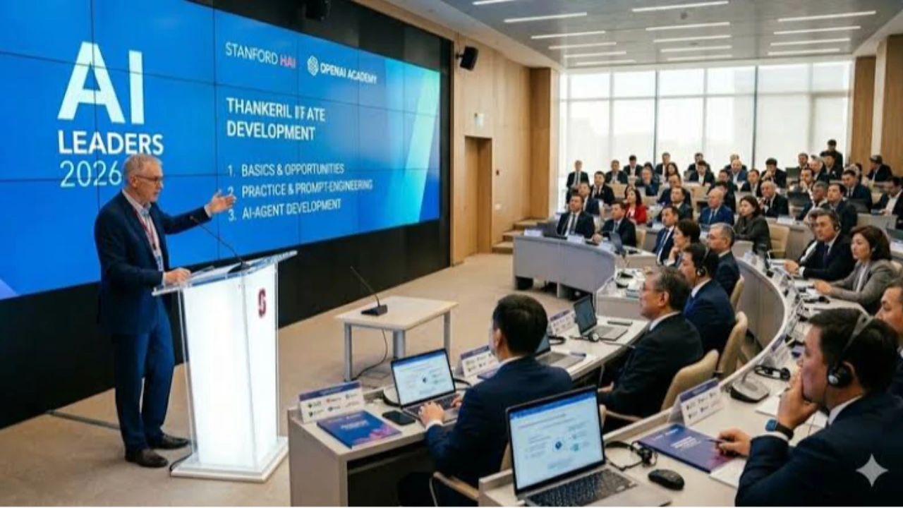 Стэнфорд профессорлары Қазақстанның ірі компания басшыларына ЖИ үйретуде