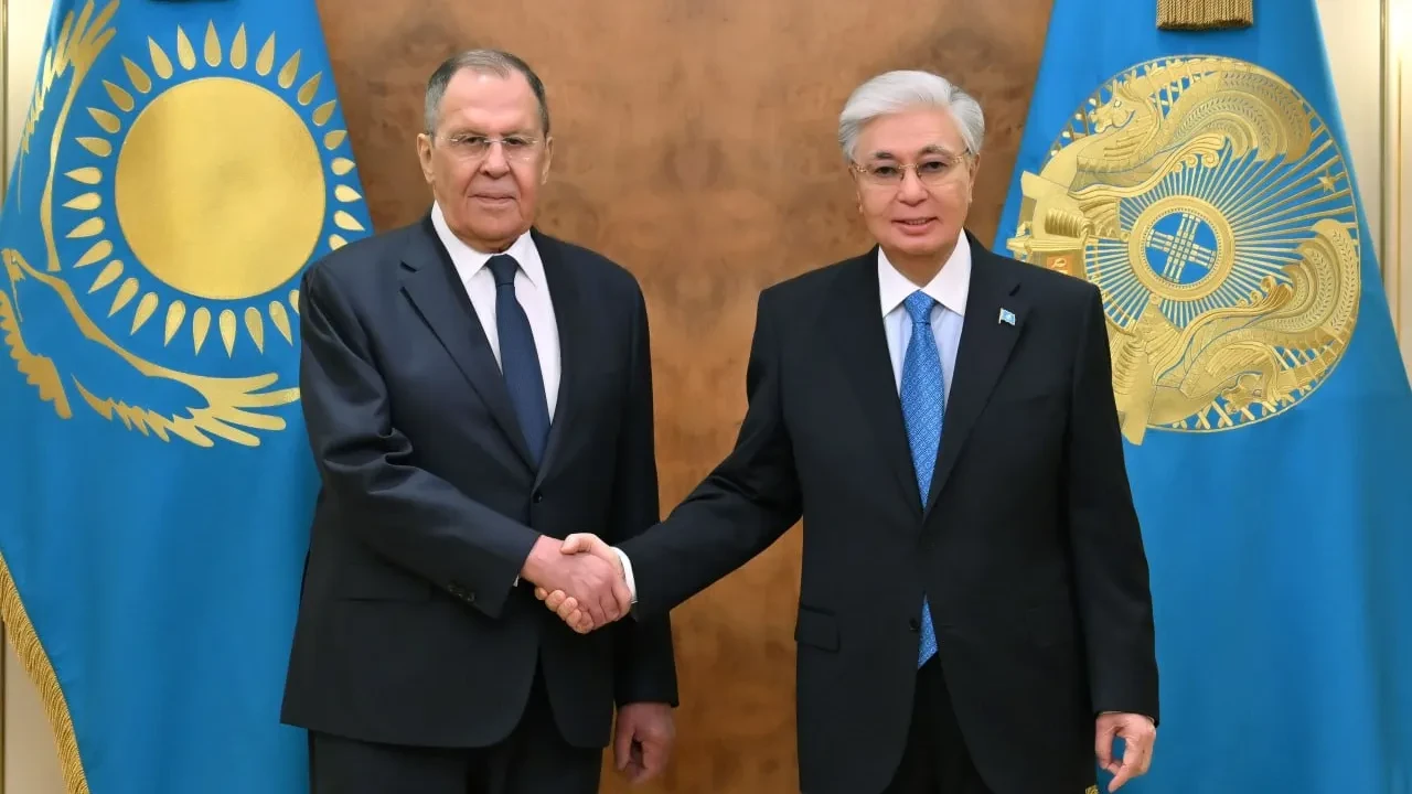 Тоқаев Лавровты қабылдап, Путиннің Қазақстанға сапарын талқылады