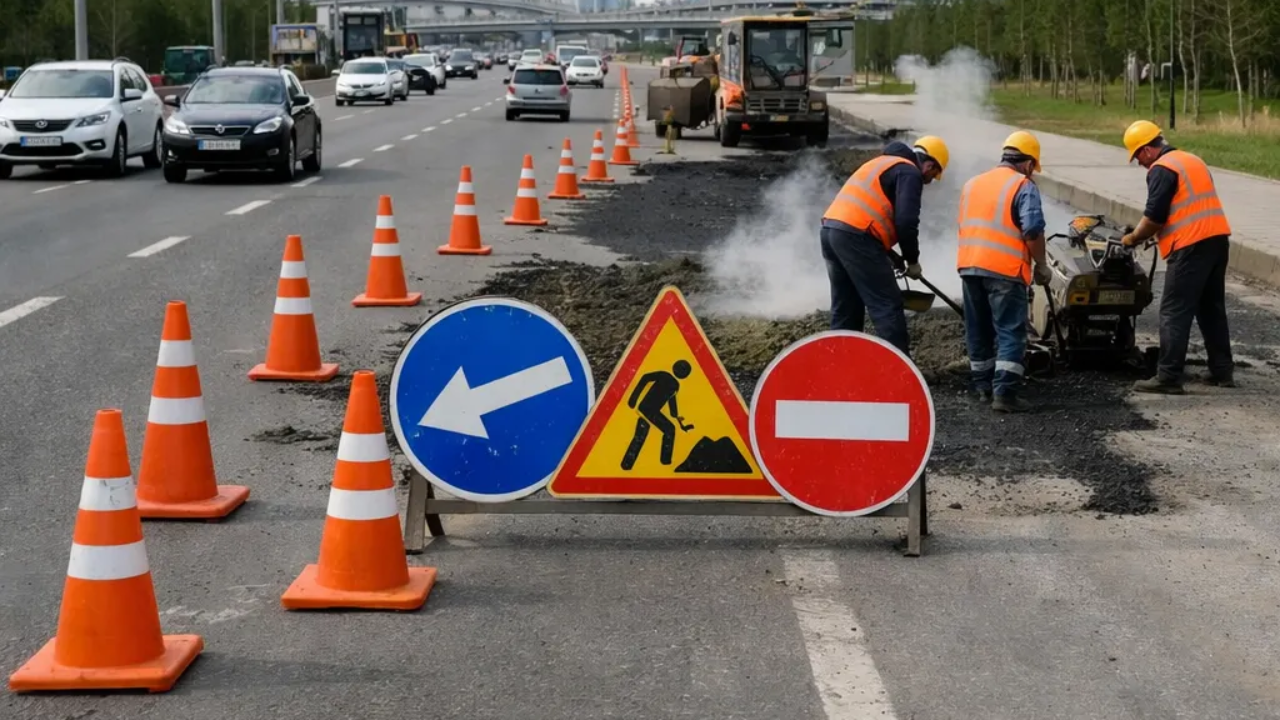 Астананың қақ ортасындағы көше бір аптаға жабылады