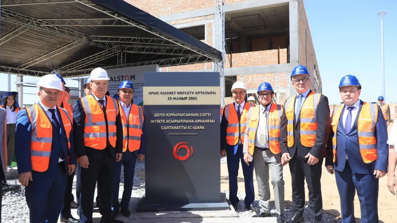Түркістан: Арыста француздық Alstom компаниясының жаңа сервистік депосы салынып жатыр