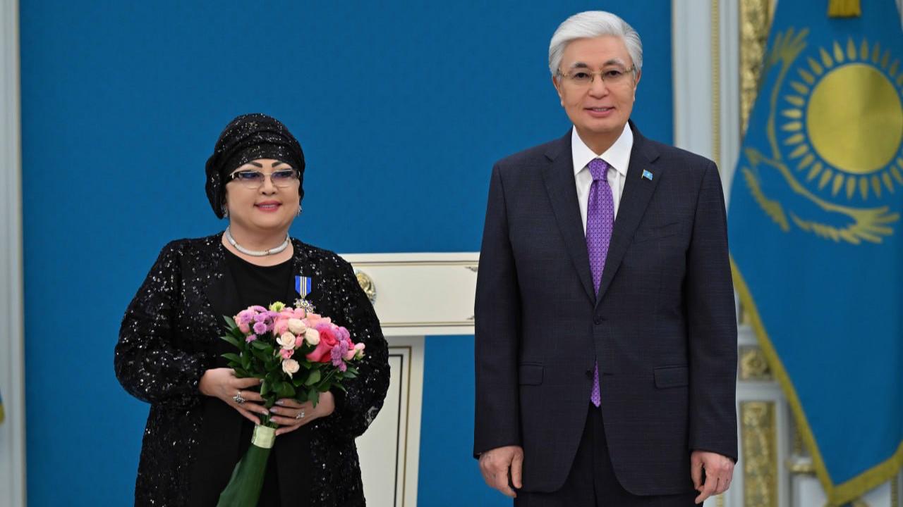 Makpal Zhunussova Awarded the Order of "Barys"