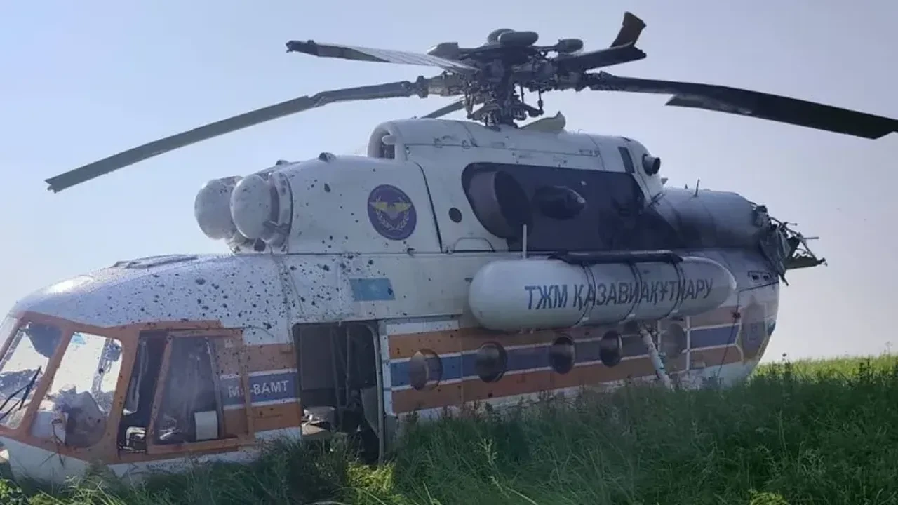 Павлодар облысында құтқарушылар мінген тікұшақ апатты жағдайда қонды