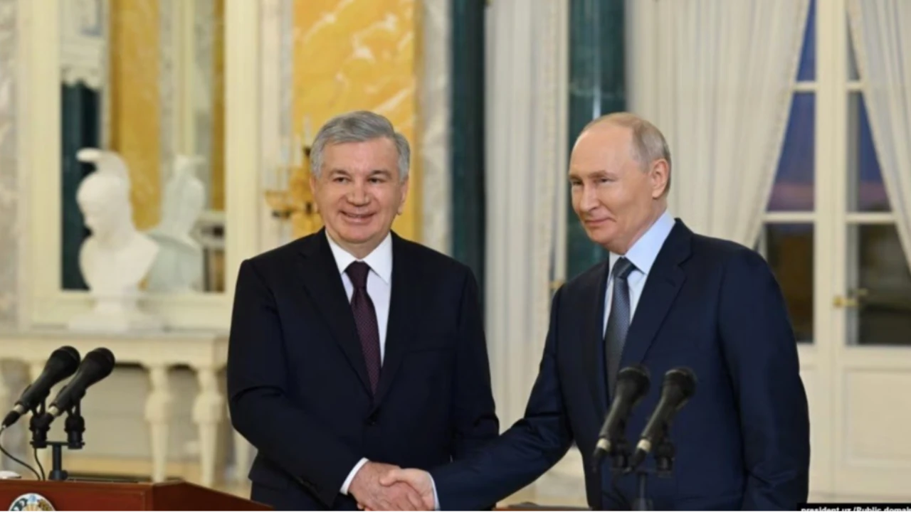 Мирзияев пен Путин жаңа АЭС жобасын іске қосты