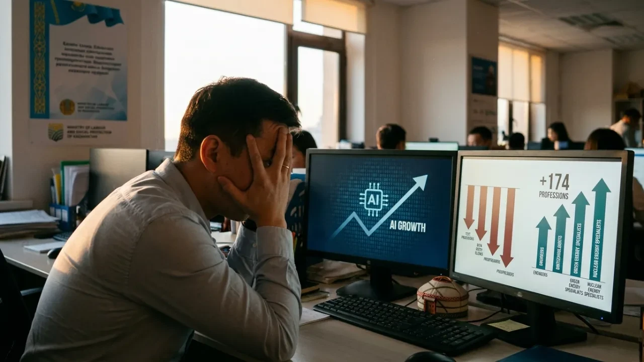 Қазақстанда жасанды интеллект кесірінен жойылатын мамандықтар аталды