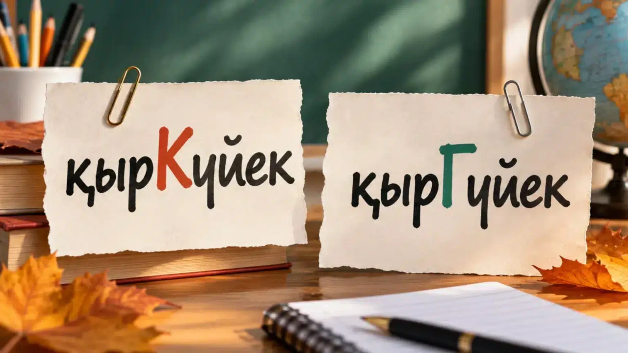Қыкүйек пе, қыргүек пе: ғалымдар қазақ тіліндегі сөздердің жазылуын қайта қарайды