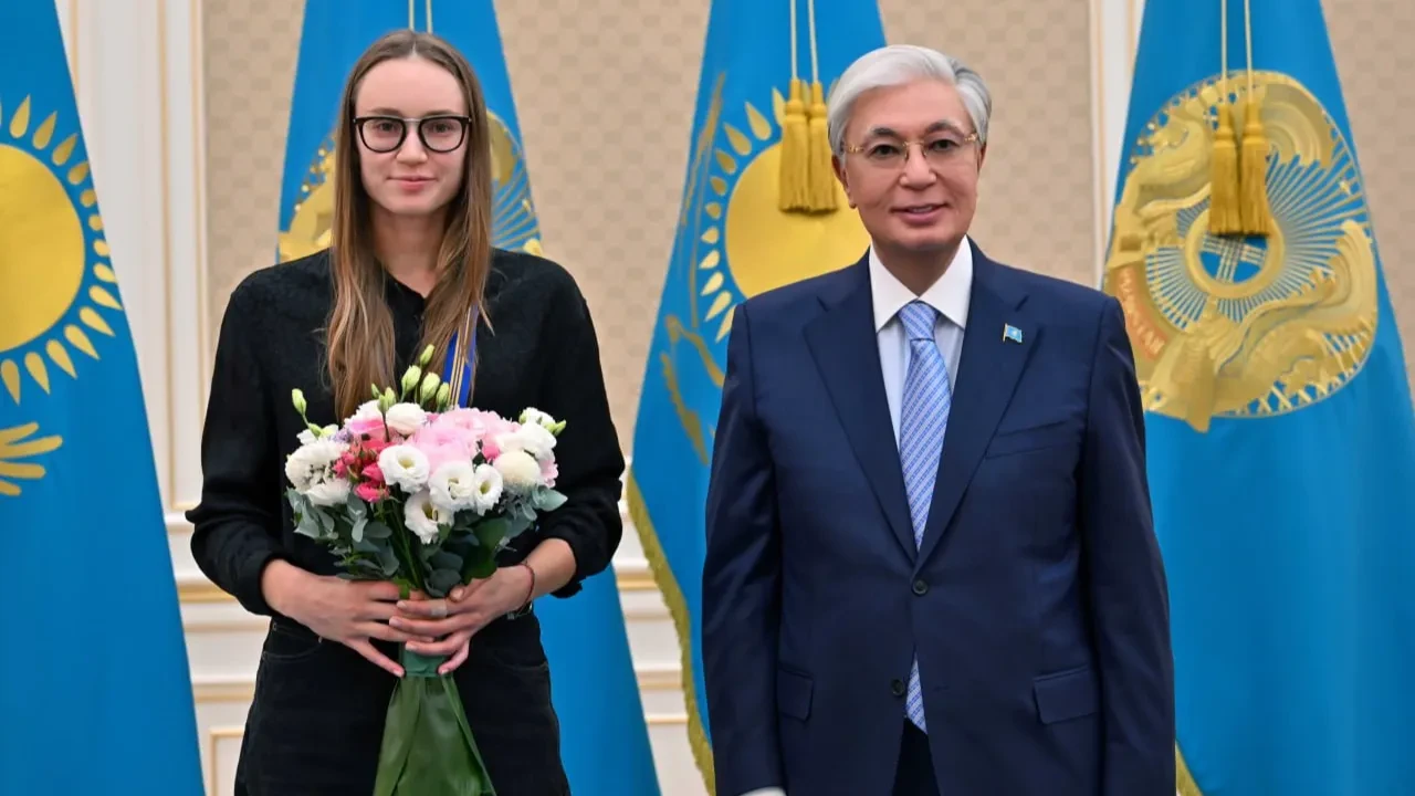 Токаев принял казахстанскую теннисистку в Акорде