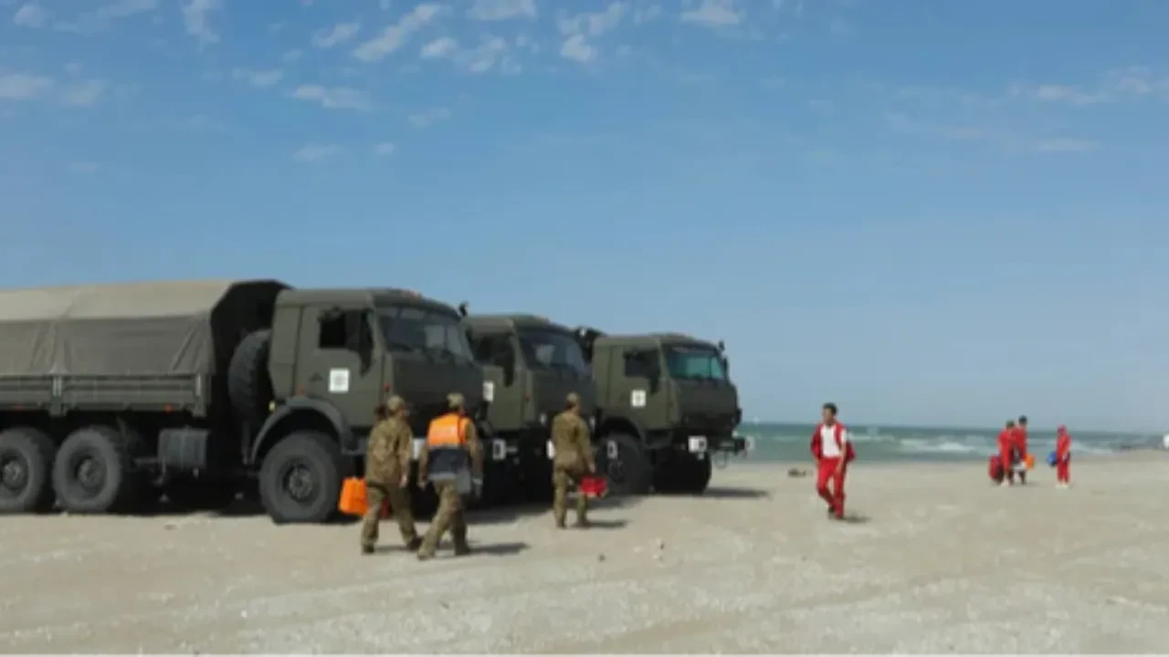 Погибшего военнослужащего из Туркестана похоронили на родине
